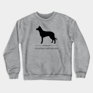 Australian Kelpie Black Silhouette Crewneck Sweatshirt